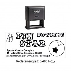 Trodat 4931 Self Inking Stamps 70x30mm